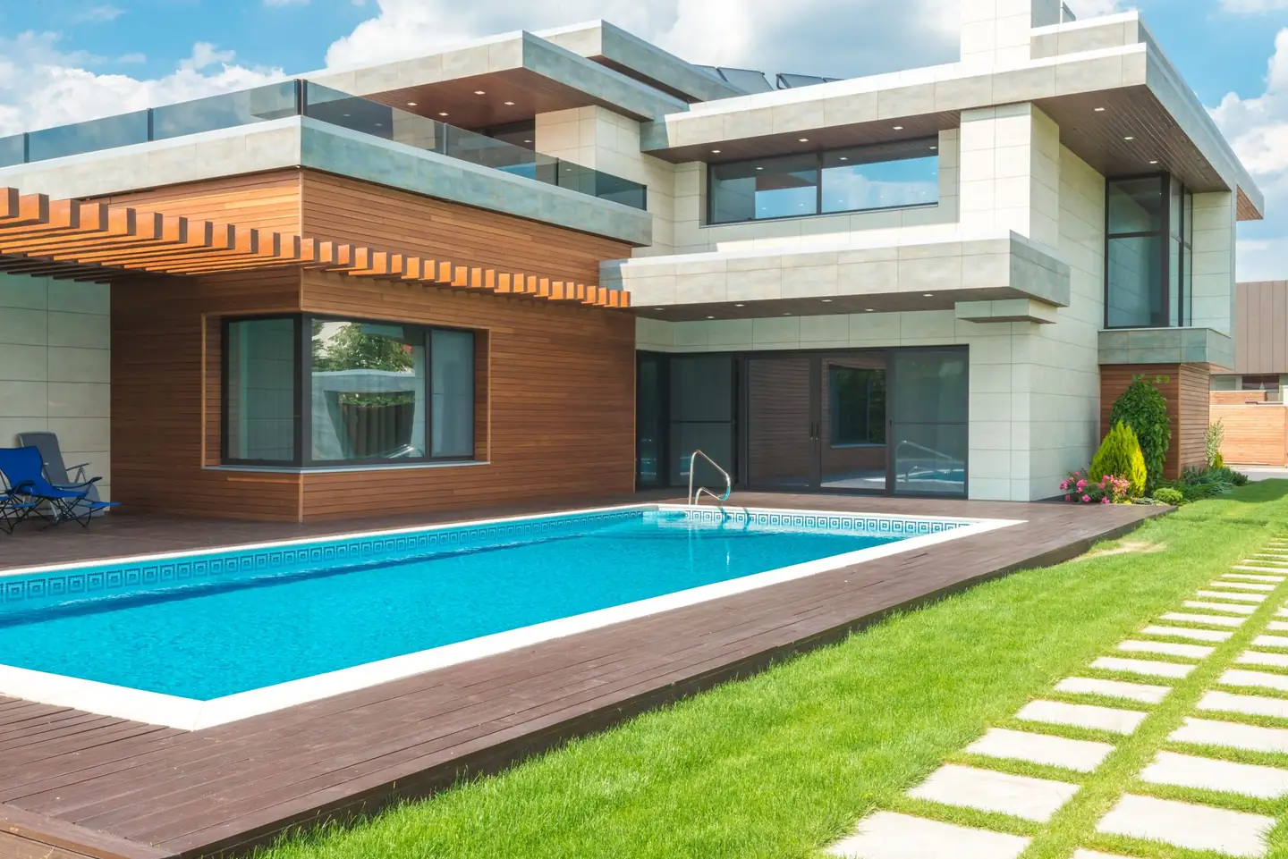 Swimming pool built in Blue Vale, NSW